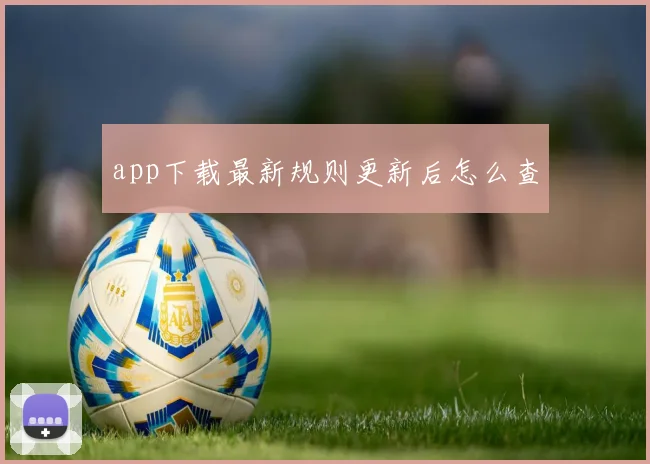 app下载最新规则更新后怎么查